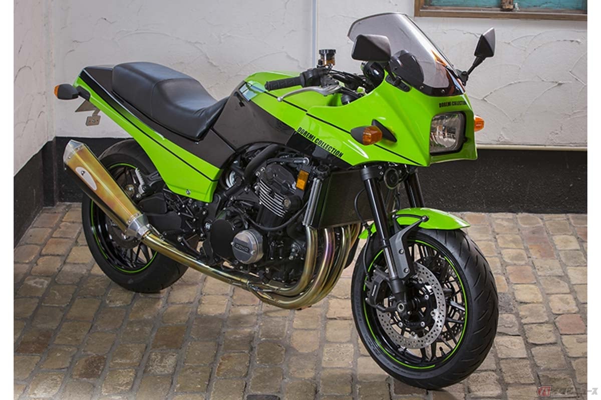 ドレミコレクションが開発・販売するカワサキ「Z900RS」用の外装セット「Ninja(GPZ900R)Style」装着車両