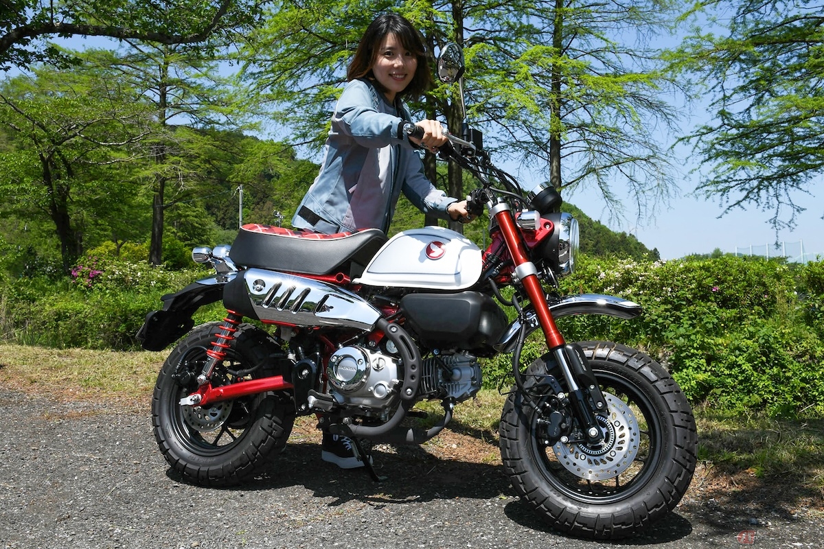 個性的なデザイン性と誰もが扱いやすい操作感のモンキー125は魅力的だった