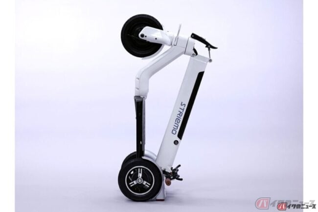 自立する電動3輪特定小型原付「ストリーモS01JT」 580台の数量限定販売