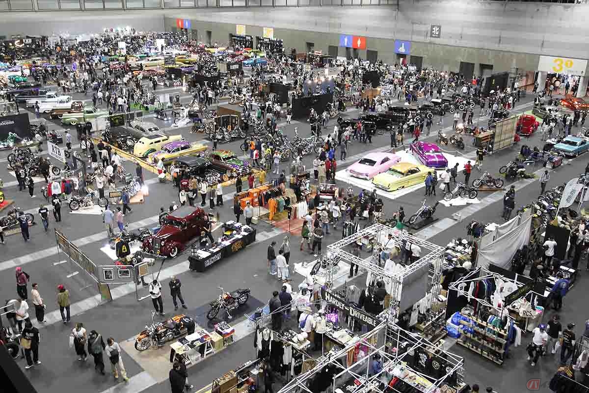 愛知県名古屋市港区にあるポートメッセ名古屋にて開催された「JOINTS2024」は1DAY開催で1万人以上を動員。今年からクルマのホットロッドのエントリーが増加した同ショーの様子はご覧のとおりです