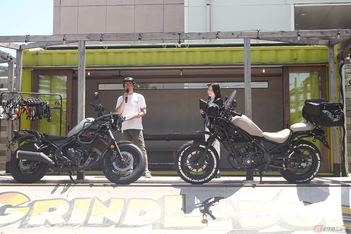 ソニッククラフティが開発・販売するコンプリート車両「VESGRIDE-hygge(ベスグライド ヒュッゲ)」(右はオプション装着車両)