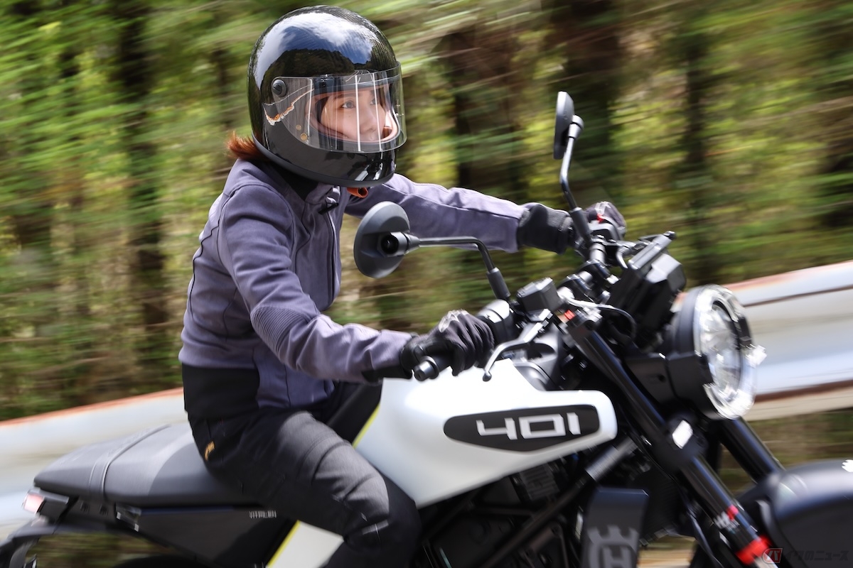 ハスクバーナの新型『ヴィットピレン401』でワインディングに挑戦！