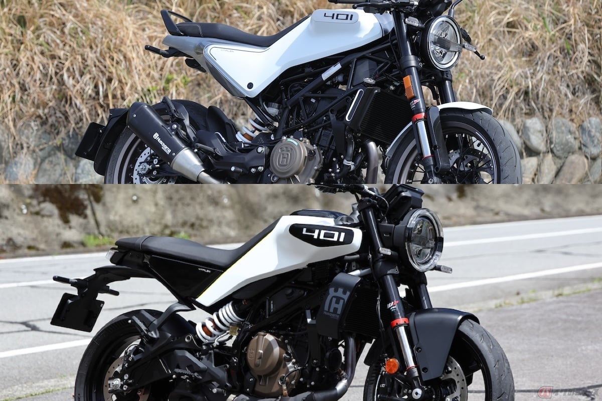 ホイールベースは、旧型の1357mmに対し、新型は1368mmに伸びている(上:旧型 下:新型)