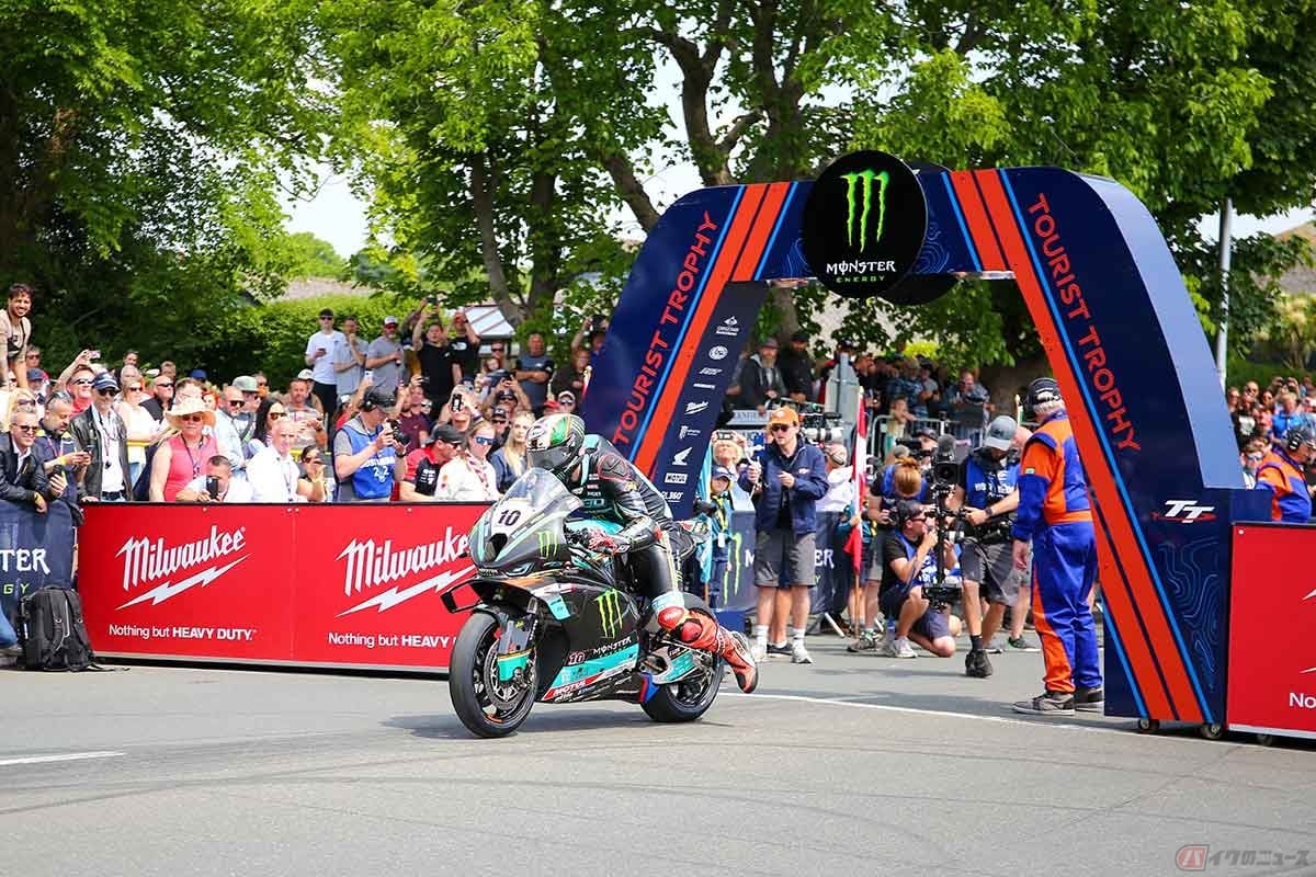 TTレースは「タイムトライアル」方式のレースなので、一斉スタートではなく1台ずつ10秒ごとにスタートする(写真は2023年/小林ゆき)