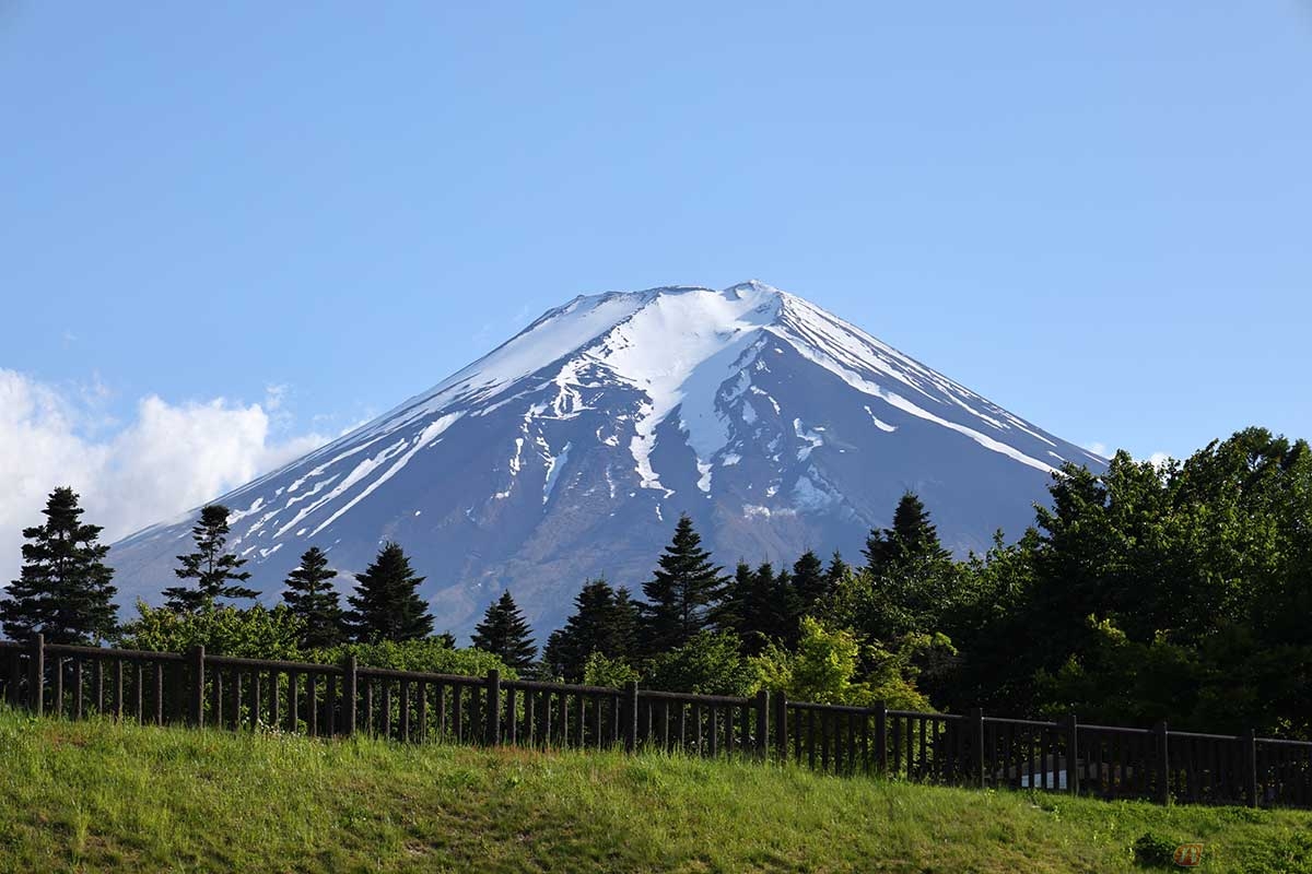 山梨県富士吉田市には、富士山が綺麗に見えるスポットが多数あり、外国人観光客にも人気