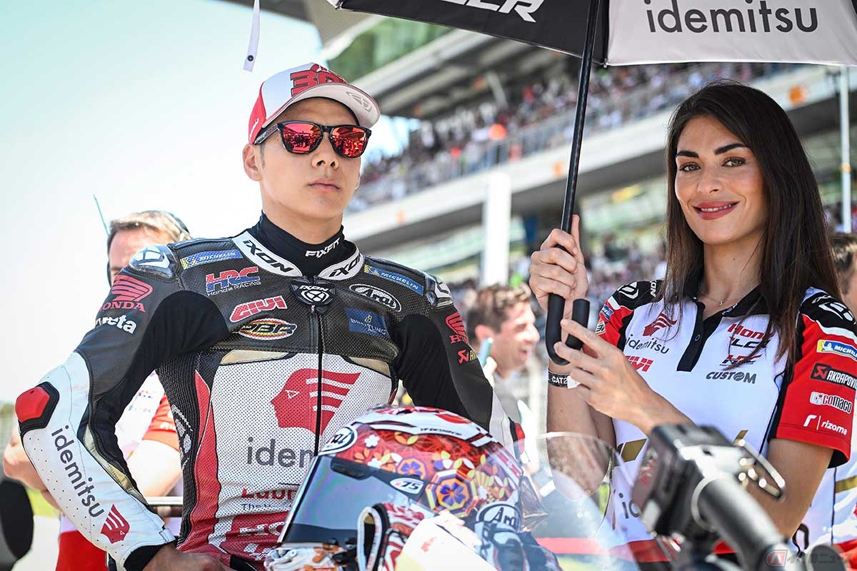 MotoGP第6戦カタルーニャGPは20番手スタートとなった中上貴晶選手（#30／IDEMITSU Honda LCR）