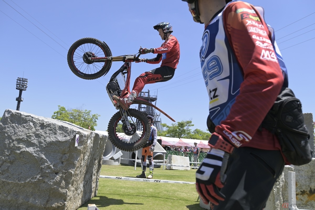 GASGASの電動トライアルバイク「TXE」が世界選手権に初登場した