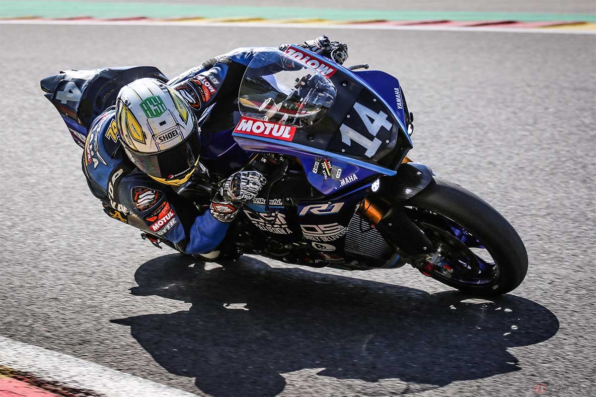 EWC第2戦 スパ8時間レースでスパ・フランコルシャンサーキットを走る石塚健選手