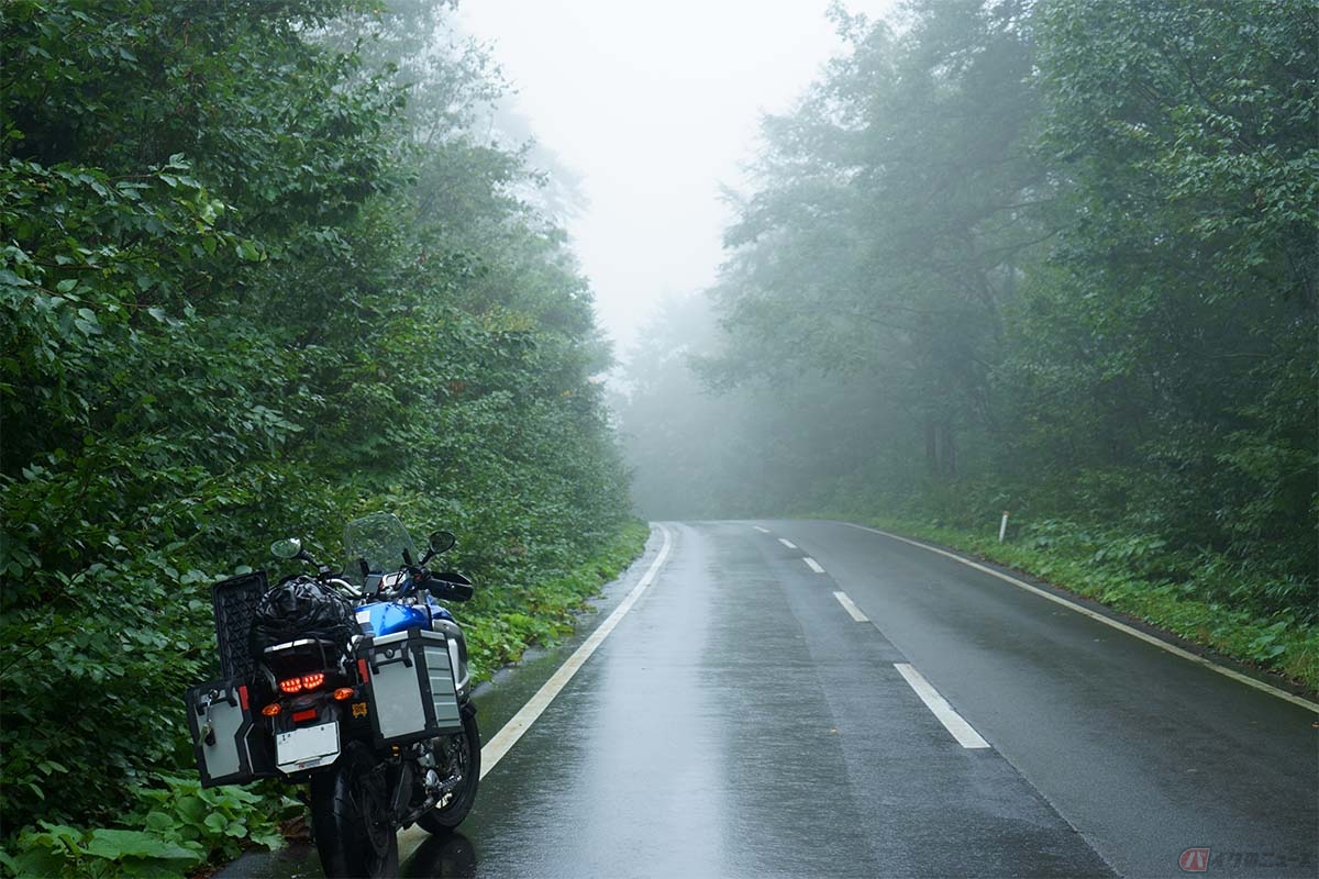 雨の日に視界を遮る大きな原因となるのは雨粒