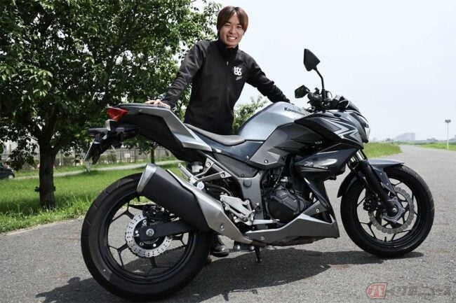 ボクの愛車を紹介！レーシングライダーの石塚健選手がカワサキ「Z250