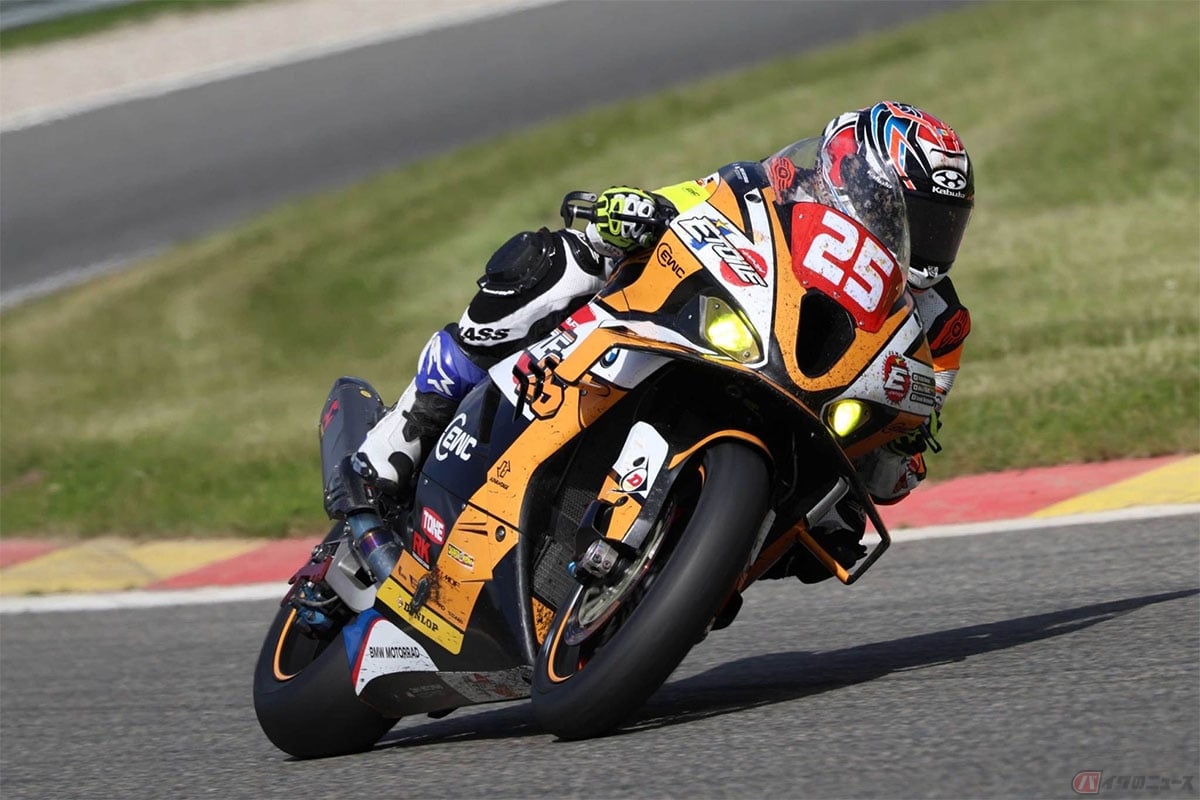 EWC第2戦でスパ・フランコルシャンサーキットを走る大久保光選手