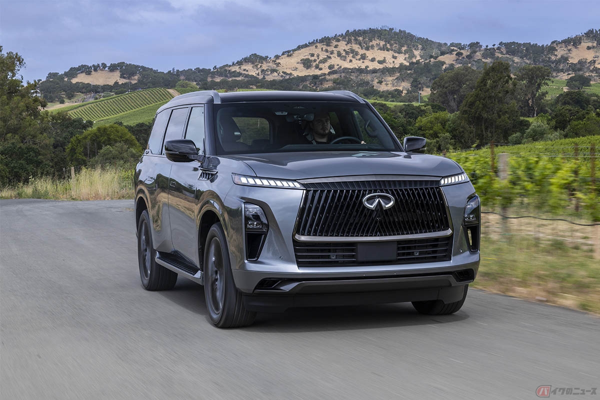 INFINITIから米国市場で発売される「QX80」の2025年モデル