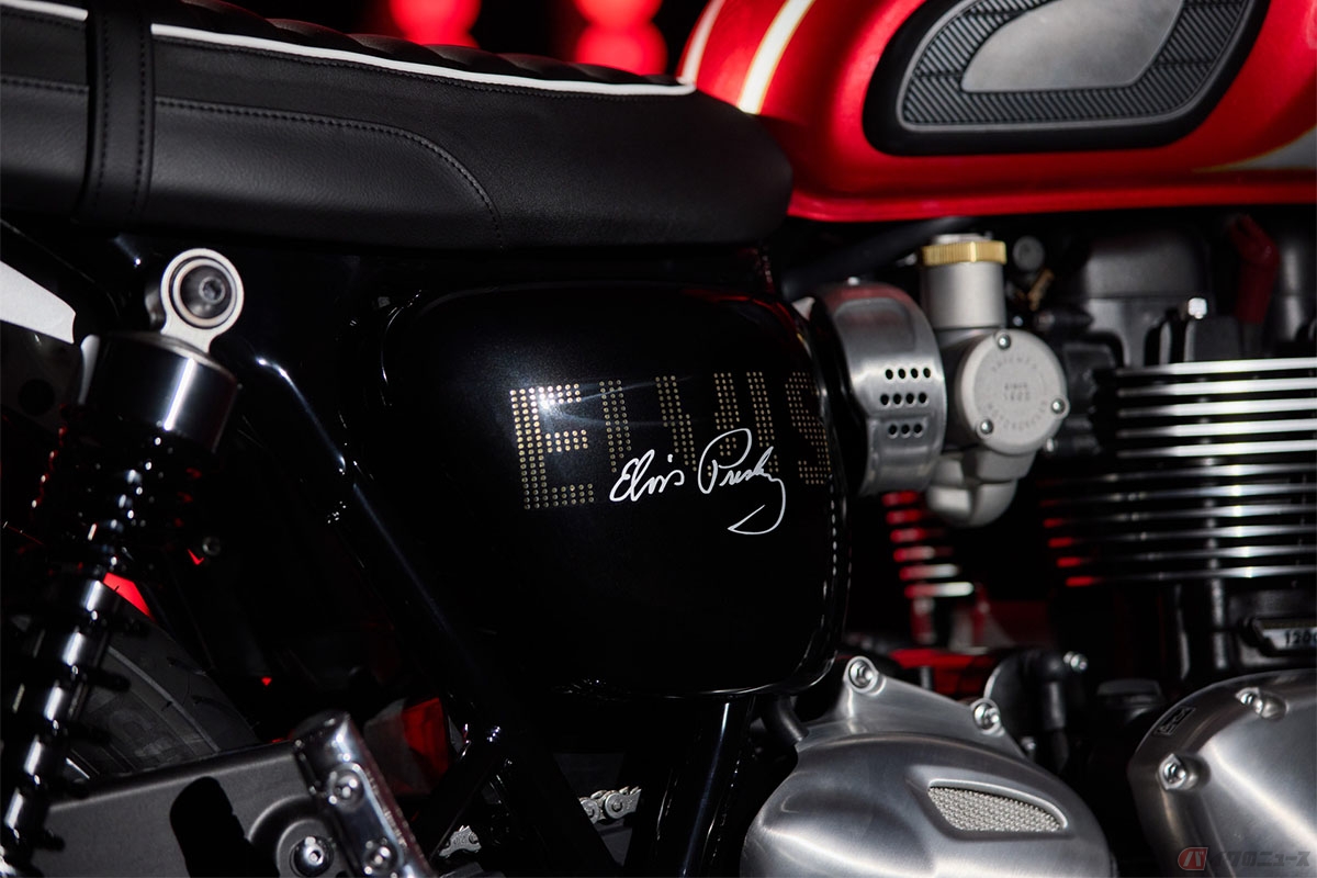 トライアンフから発表された「Bonneville T120 エルヴィス・プレスリー Limited Edition」