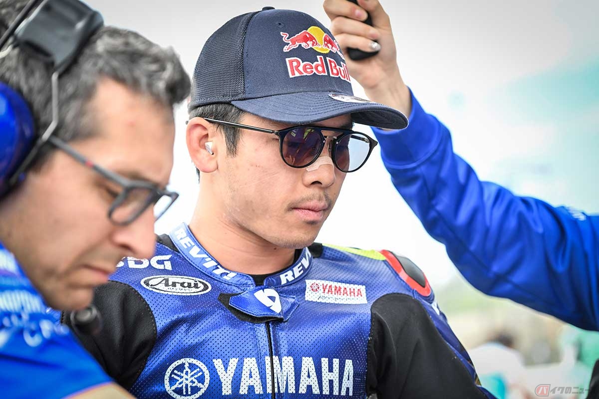 【MotoGP第7戦イタリアGP】Moto2クラス決勝レースを26番手からスタートした佐々木歩夢選手(#22/Yamaha VR46 Master Camp Team)