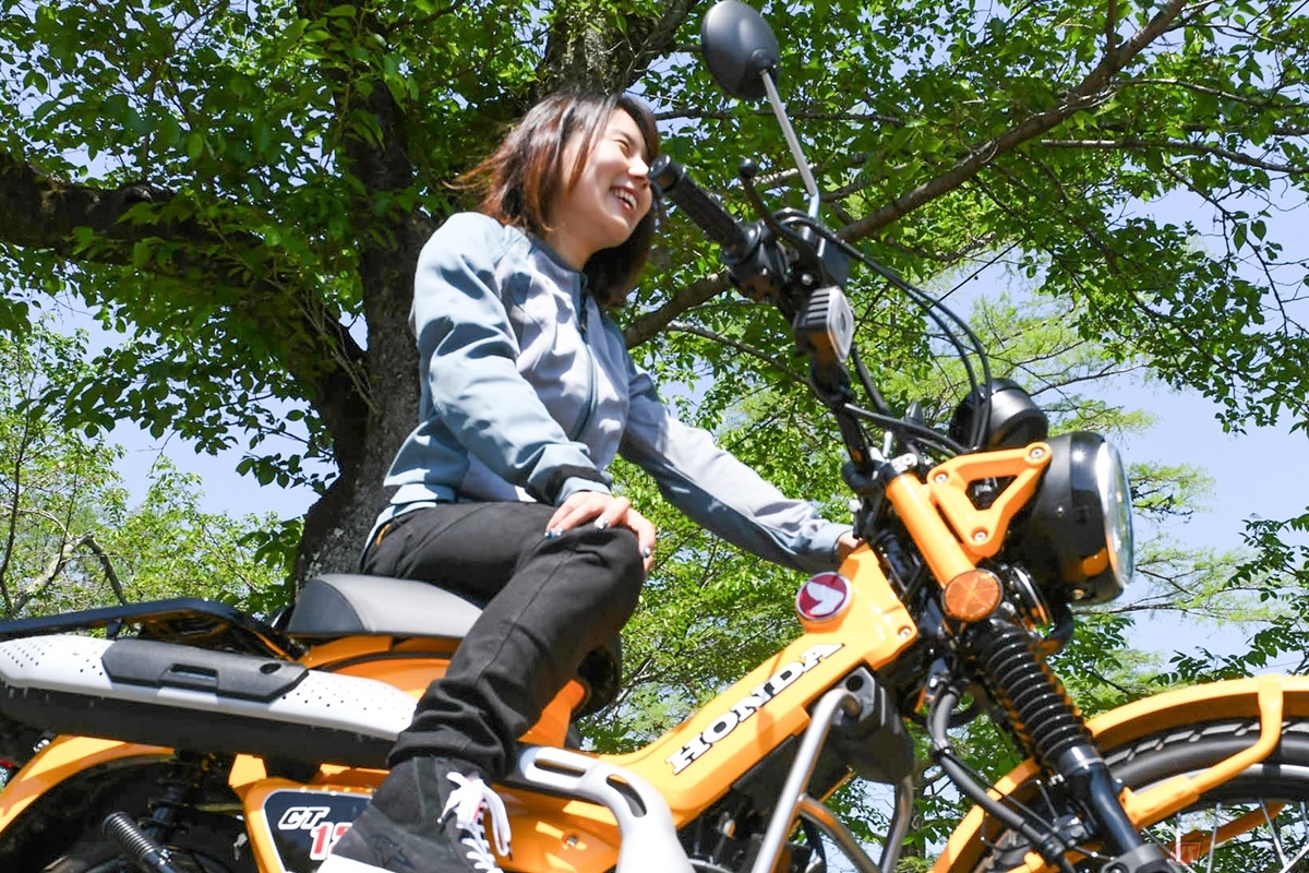 惚れ惚れするような格好良いスタイリングのハンターカブ