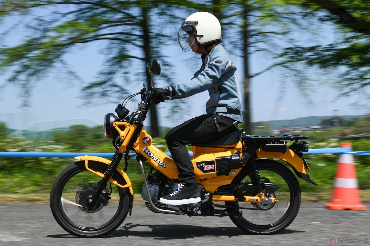 ハンターカブのスタートダッシュに、どこまでも走っていけると感じた