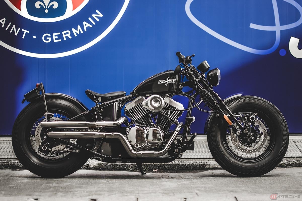 リアサスを備えたTHUNDER MOTORCYCLESの新型モデル「SoftailThunder250(ソフテイル・サンダー250)」
