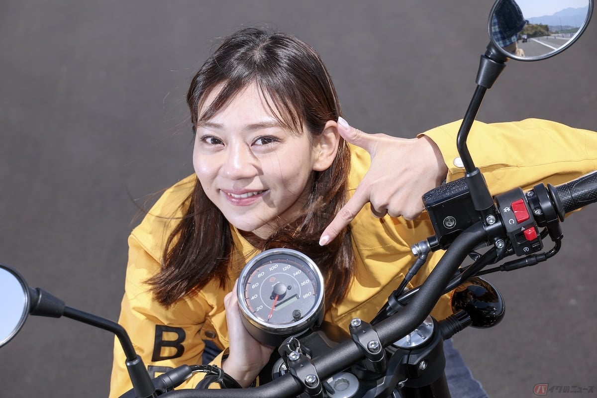 ザ・シンプルな、アナログメーターは、最近のバイクにあまり装備されていない
