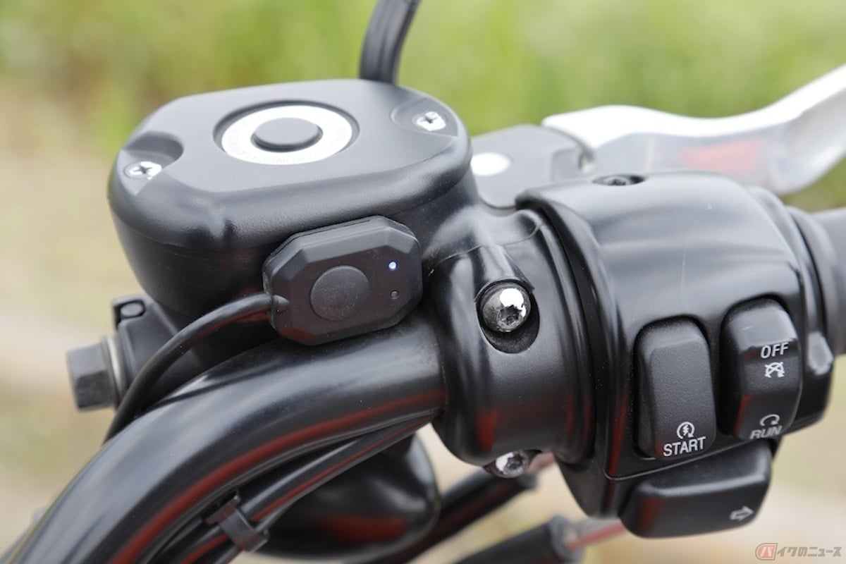 バイクに設置するタイプはスイッチから録画の起動/停止が可能となっている場合もある