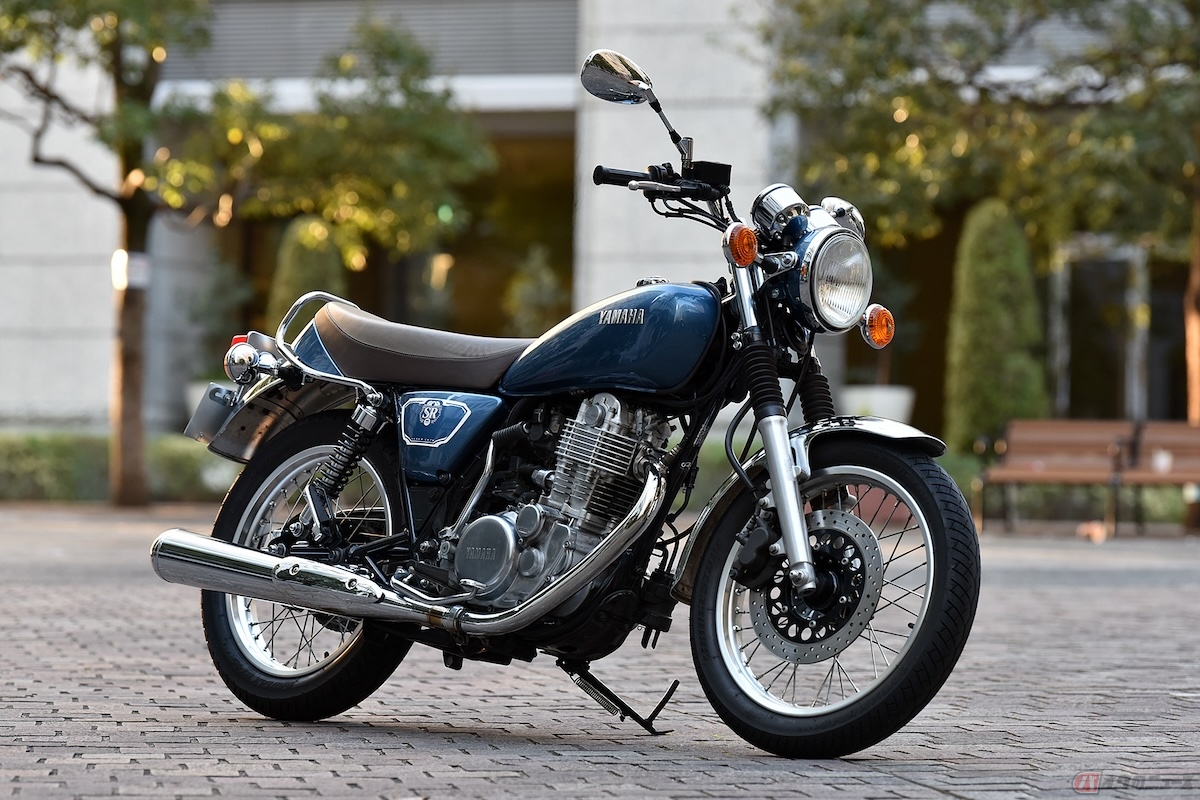 40年以上のロングセラーとなった「SR400」