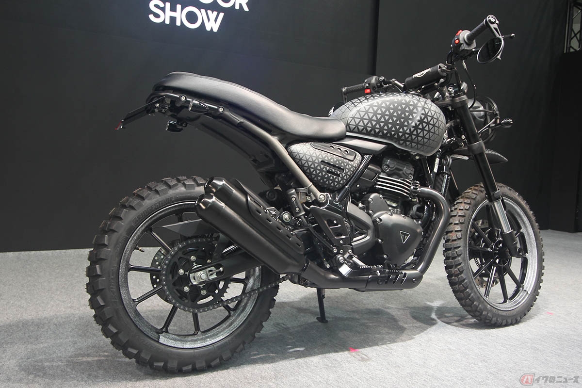 トライアンフとWhite Mountaineeringによる「Scrambler 400 X」のコラボカスタム