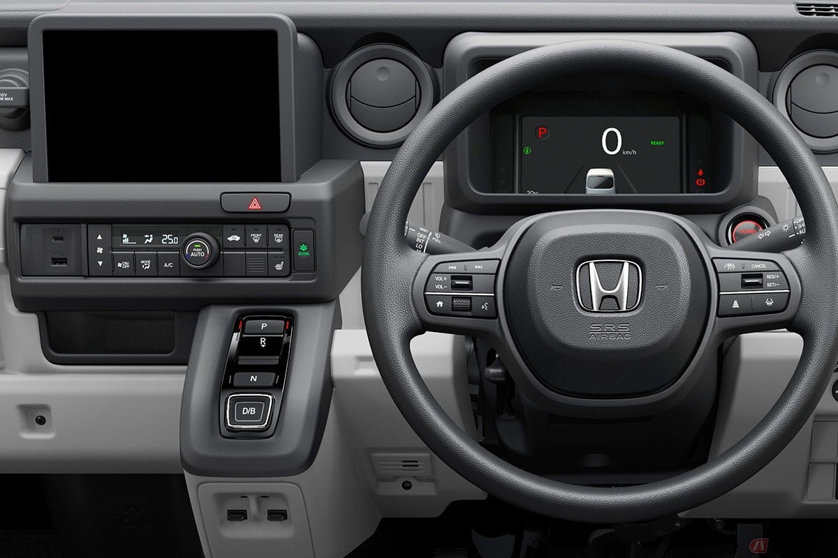 ホンダ「N-VAN e:」e:L4の内装