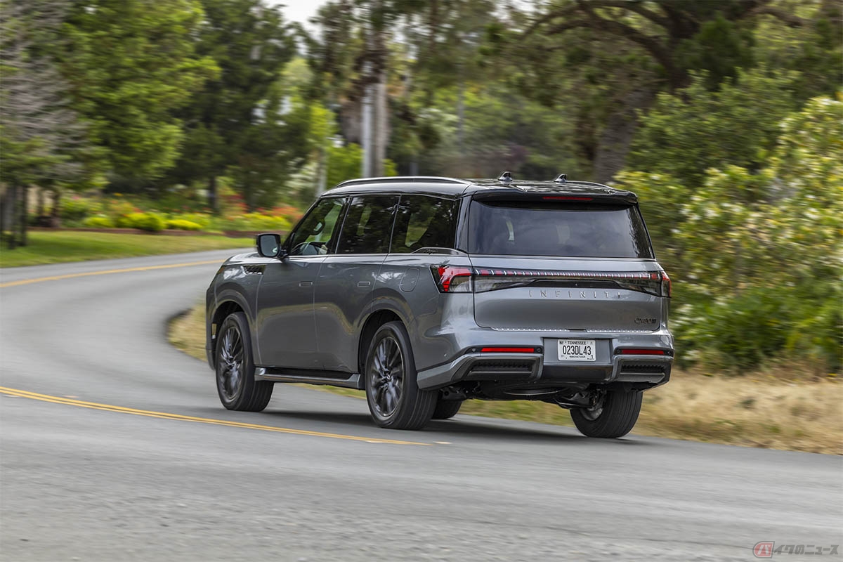 INFINITIから米国市場で発売される「QX80」の2025年モデル