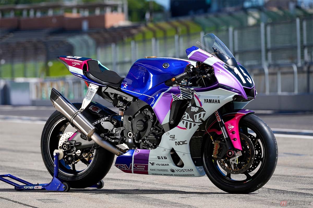 IRF with アズールレーンのコラボレース車両「YZF-R1 ESSEX SP 2024Ver.」