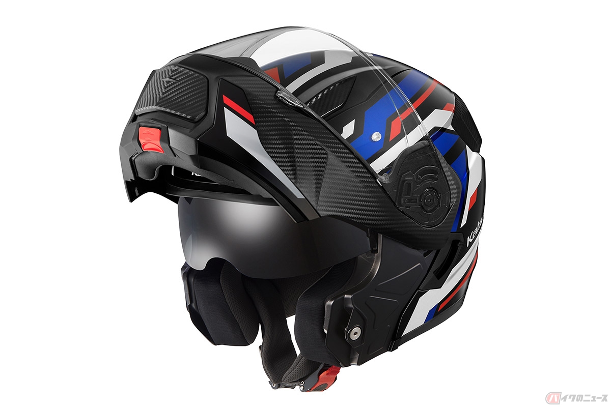 オージーケーカブトが「RYUKI（リュウキ）」に新たなグラフィックモデル「VESTER（ベスター）」トリコロール