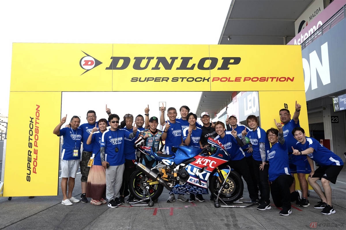 ”コカ・コーラ”鈴鹿8時間耐久ロードレース第45回大会でSSTクラス ポールポジションを獲得したTERAMOTO@J-TRIP Racing