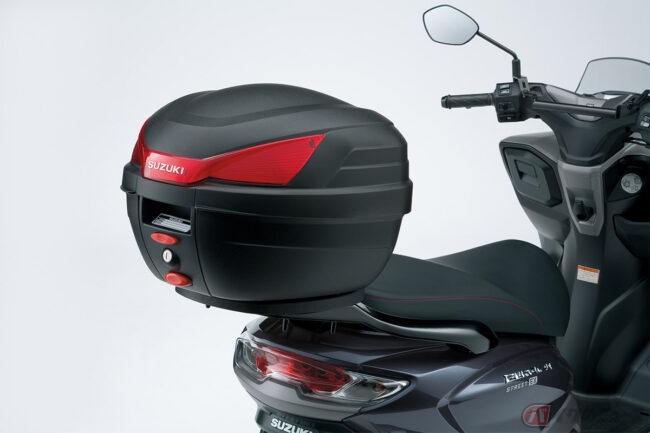 【美品車】スズキ バーグマンストリート125EX ブラック トップケース付き バーグマンストリート 125EXを購入するなら今！ スズキが純正トップ