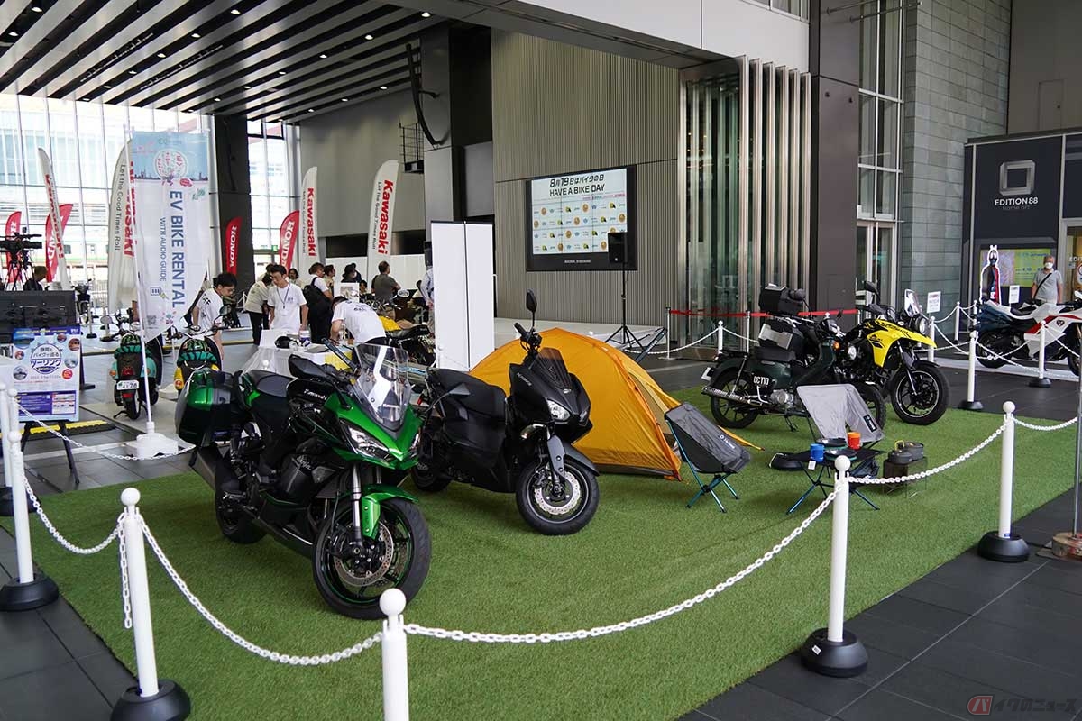 東京にある「アキバ・スクエア」で開催される「8月19日はバイクの日 HAVE A BIKE DAY」