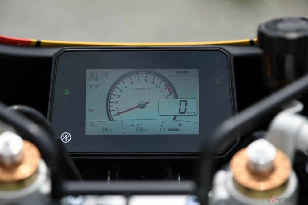 注目度100%のスタイリング! ヤマハの新型『XSR900 GP』に試乗します
