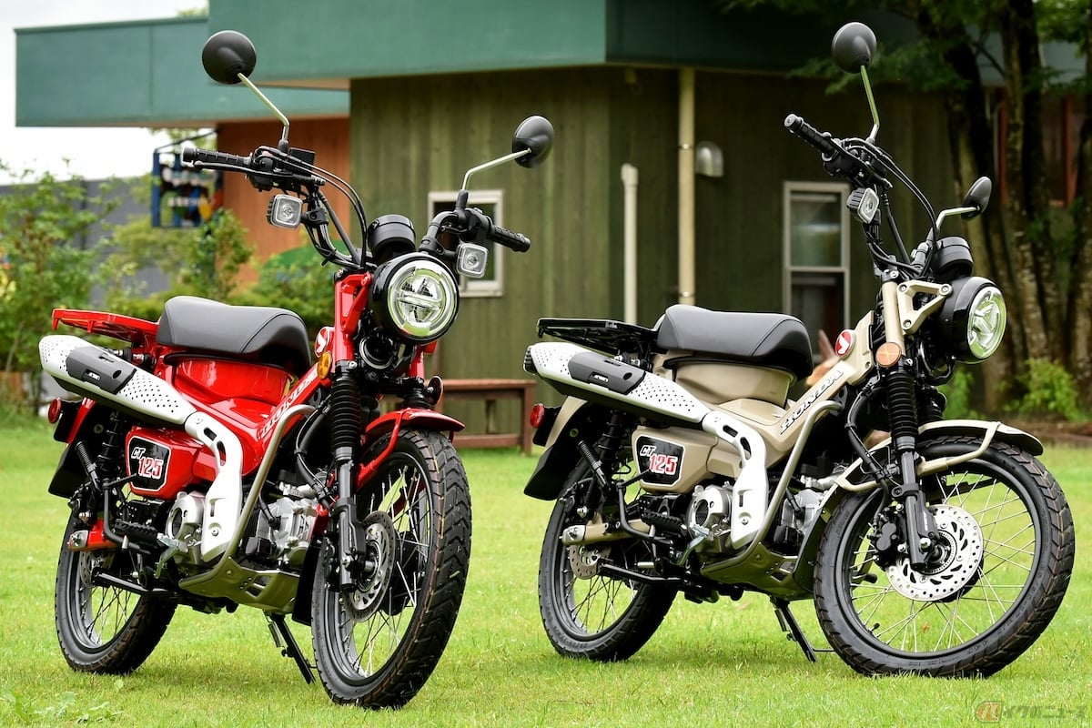 2020年6月にデビューしたホンダの原付二種レジャーモデル「CT125・ハンターカブ」