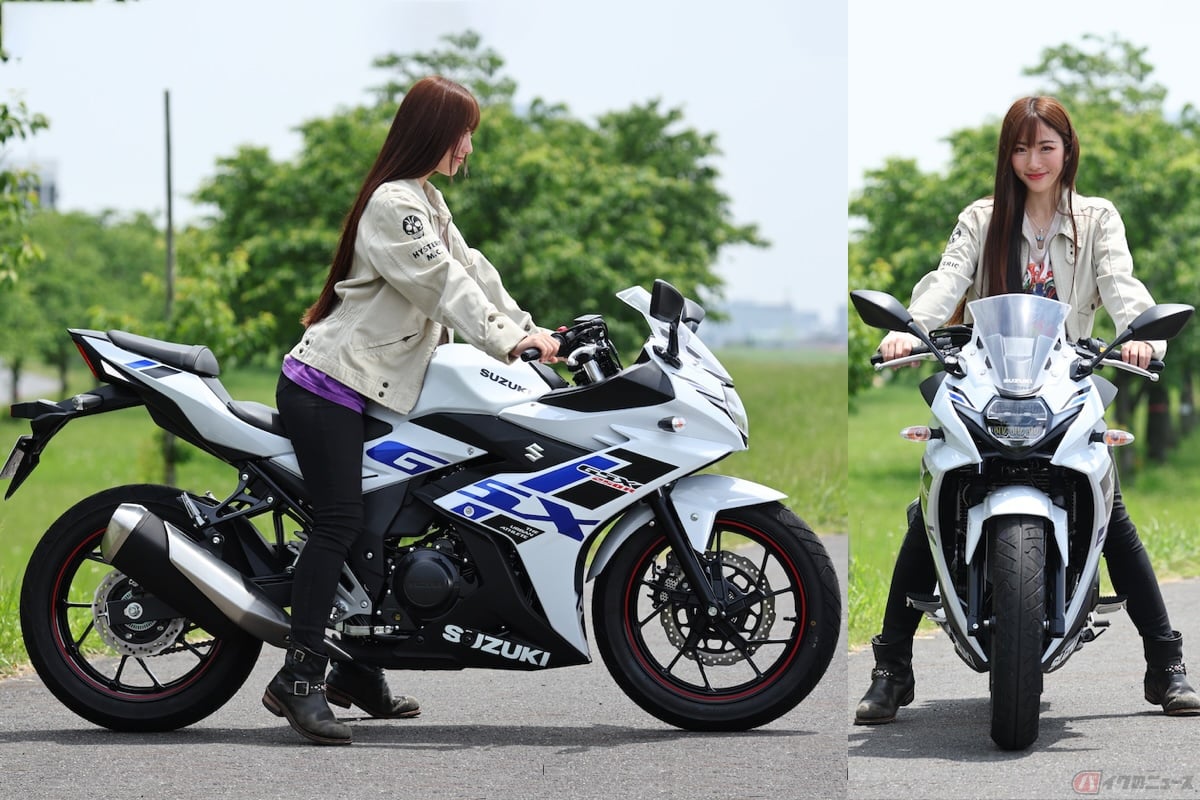 シート高は790mm、身長162cmの私で足着きは少しかかとが浮くくらい