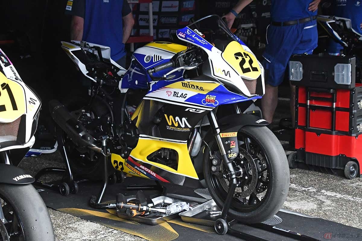 カラスコ選手が乗るヤマハ「YZF-R7」(#22)