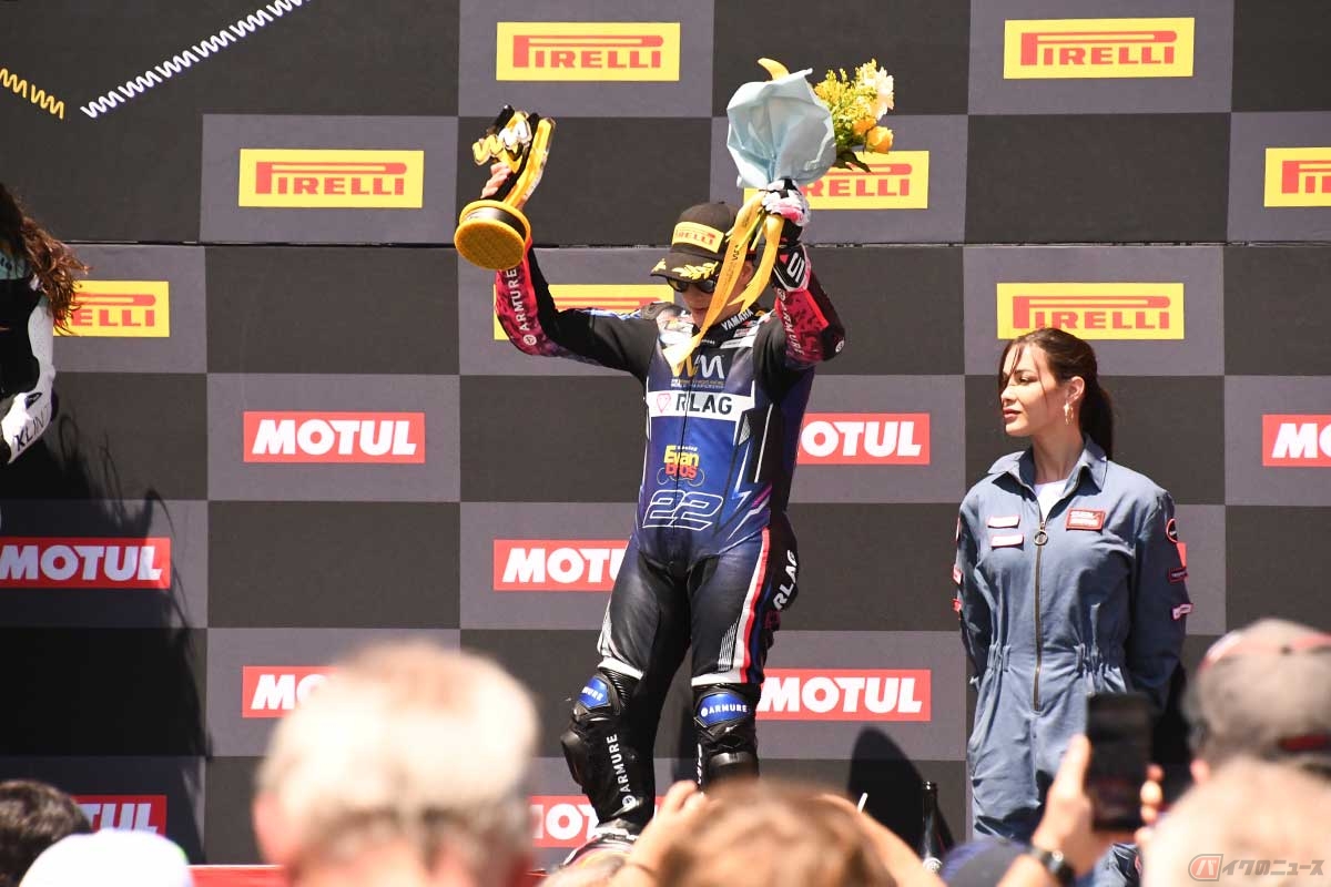 優勝は逃したが、期待されていた通り、2レースで表彰台を獲得した
