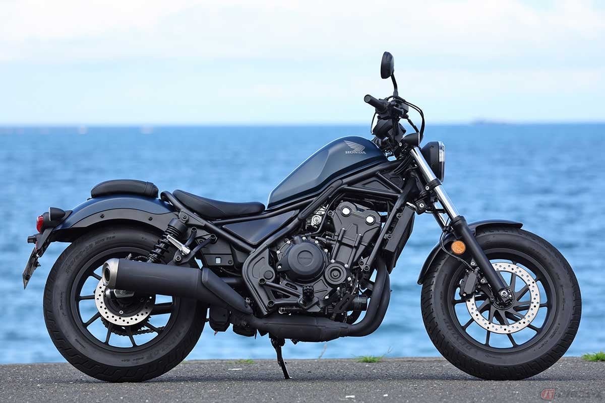 ホンダ「Rebel 500」(2023年型)カラー:マットジーンズブルーメタリック