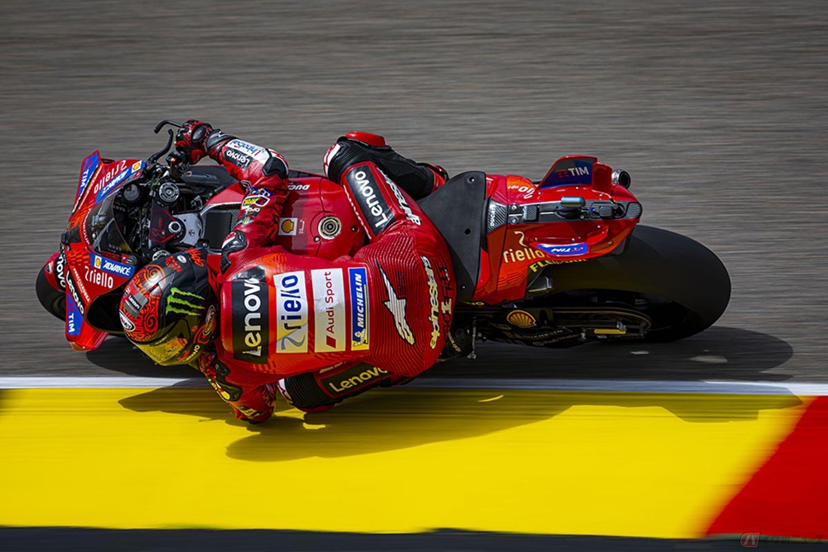 MotoGP2024第9戦ドイツGP決勝レースを制したフランセスコ・バニャイア選手(ドゥカティ・レノボ・チーム)