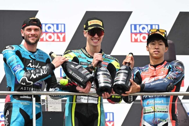 MotoGP第9戦ドイツGP】Moto2小椋藍選手が作戦勝ちの3位。ザクセン