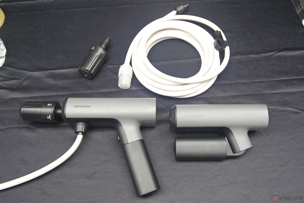 サイン・ハウスの新ブランド「SPICERR(スパイサー)」第1弾製品「ポケッタブル高圧洗浄機 SWU-1」