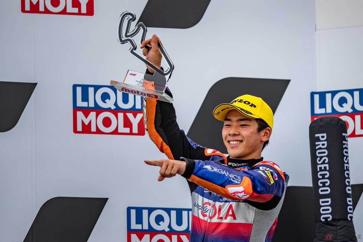 2020年テルエルGPで世界選手権での初表彰台(2位)を獲得した(c)KTM/Rob Gray (Polarity Photo)