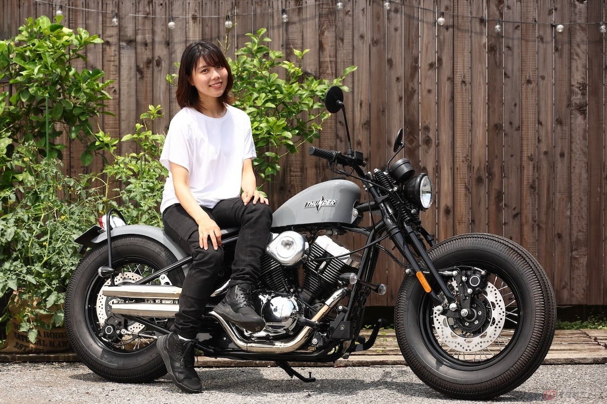 フルカスタムされた250ccクルーザー『Hardtail Thunder250』はオシャレ度が高かった