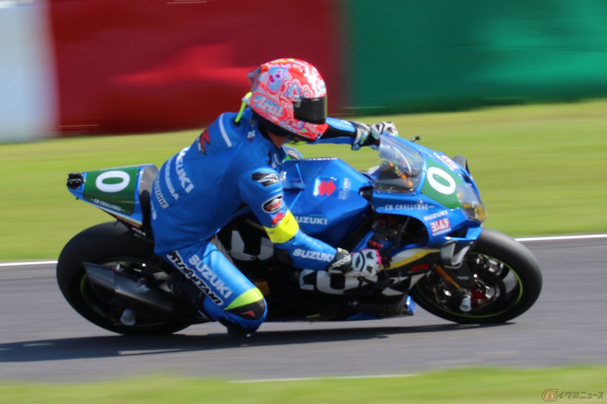 サステナブル燃料を使用したマシンで10番手につけるTeam SUZUKI CN CHALLENGE