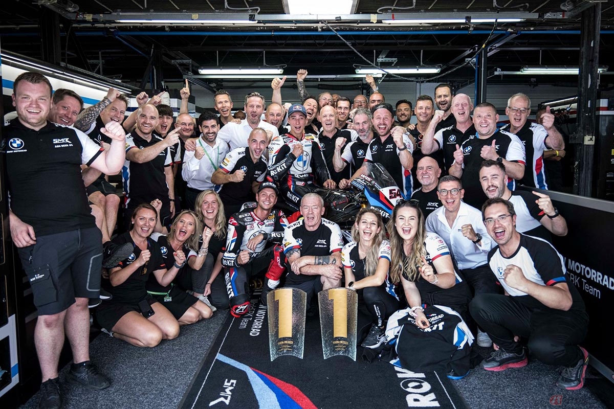 3戦連続3レース優勝、10連勝中のトプラク・ラズガットリオグル選手（ROKiT BMW Motorrad WorldSBK Team）