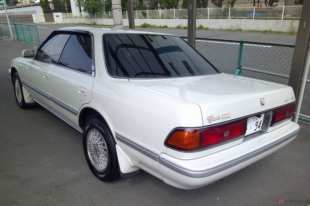 日本を支えたパーソナル高級セダンと言ってもいいトヨタ「MARK II 2.5グランデ・リミテッド」(写真提供:Mクラフト)