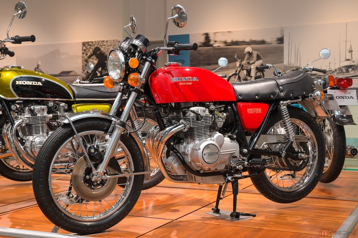 1974年に発売されたホンダ「CB400FOUR」