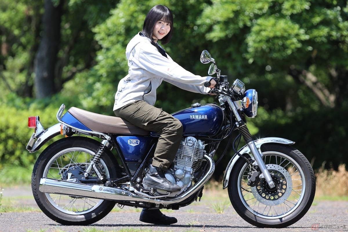 ヤマハがXT500をベースに開発し、1978年に発売した「SR400」