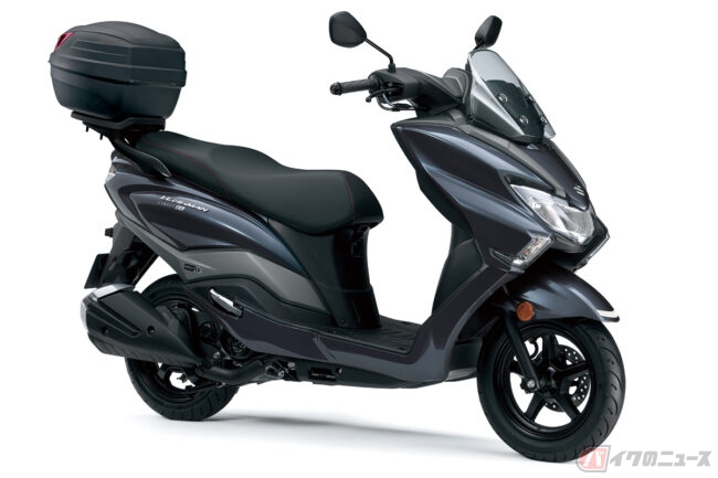 【美品車】スズキ バーグマンストリート125EX ブラック トップケース付き バーグマンストリート 125EXを購入するなら今！ スズキが純正トップ