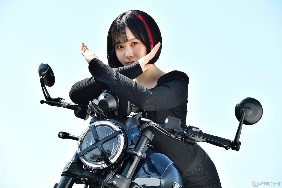 丸型カバーにLEDのヘッドライトにはめ込まれたヘッドライトガードが「X」字になっているのがポイント